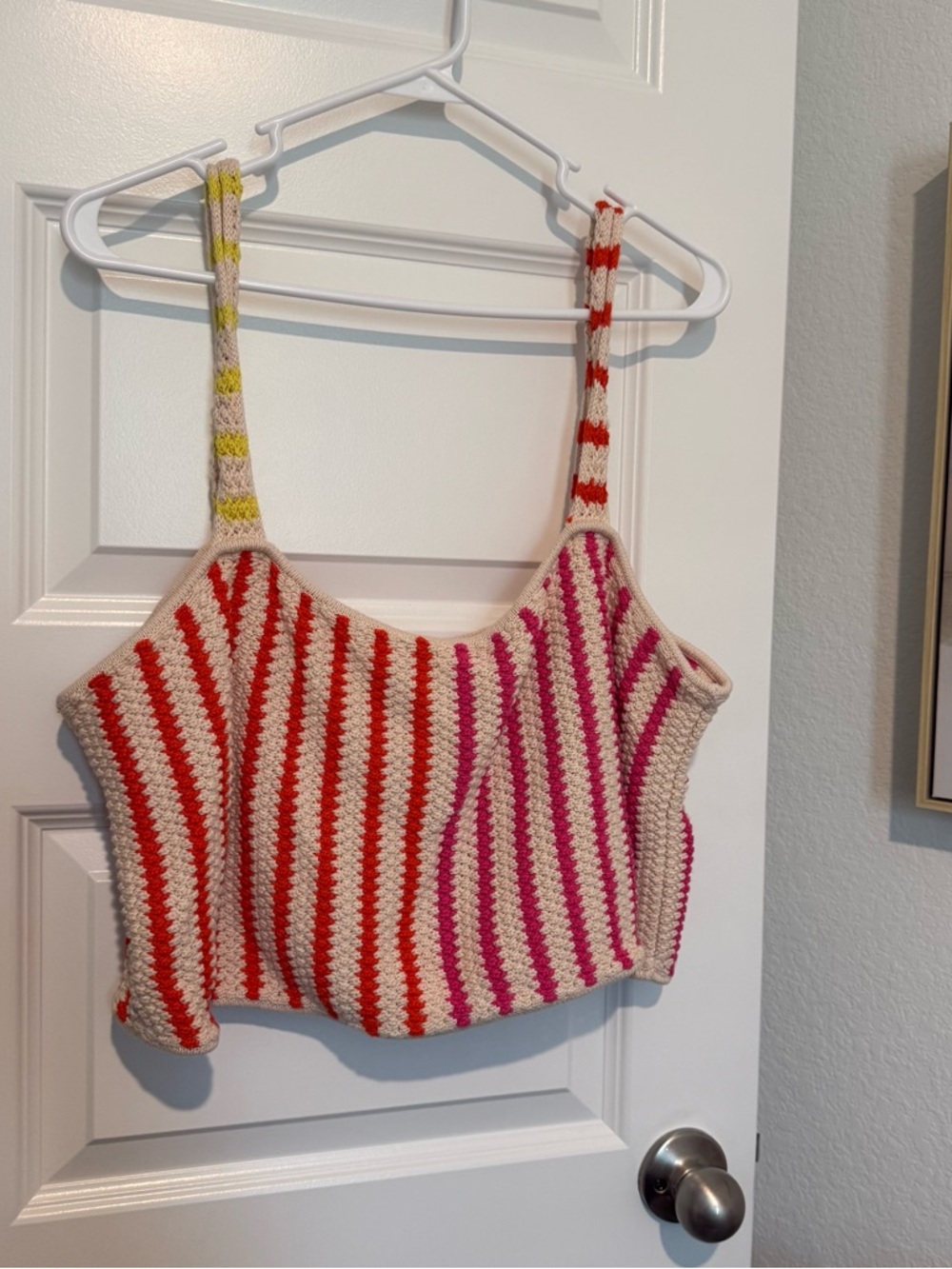 Future Collective Crocheted Stripe Tank Top Size 2X